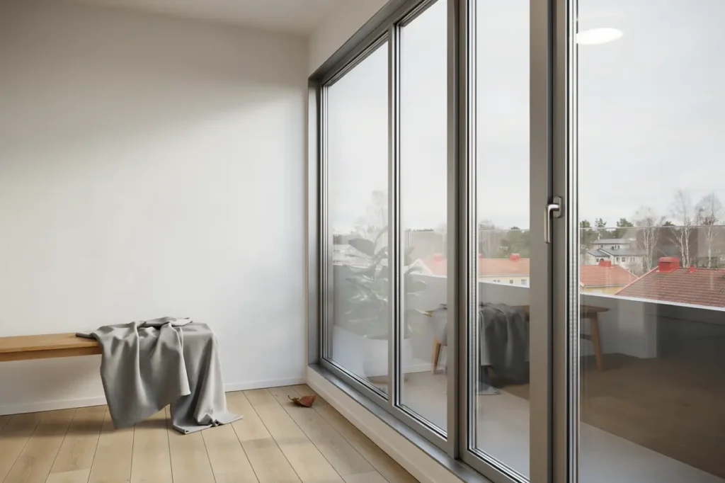 inglasning av balkong i bostadsr tt i margretelund kersberga